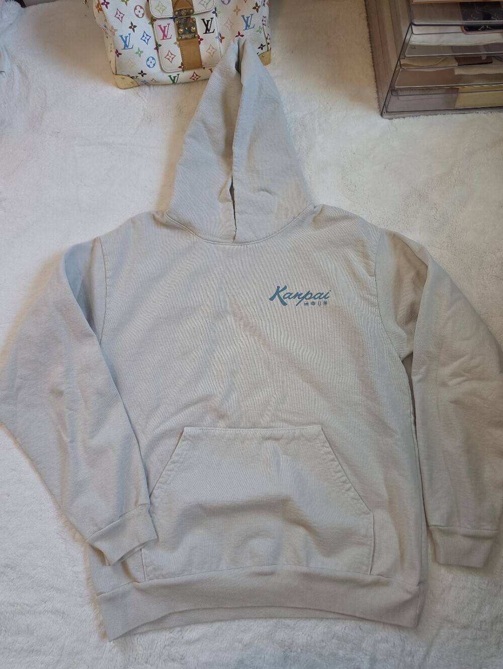 Kanpai Klassics Totoro Hoodie Beige Unisex L Rare Discontinued